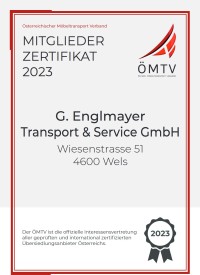 Englmayer Mitglieder Zertifikat